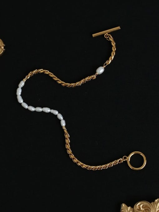 Five Color Brass Geometric Minimalist Choker Necklace 3