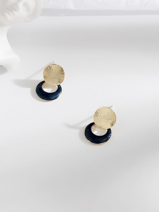HYACINTH Copper  Geometric Minimalist Stud Trend Korean Fashion Earring 2