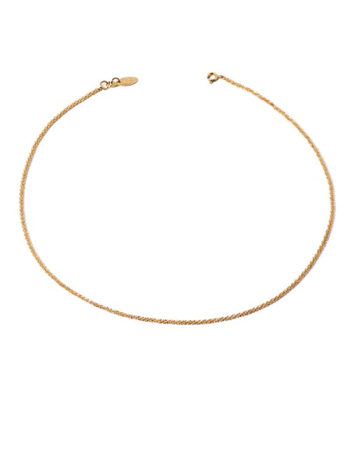 Chain 41.5cm+1.1cm Brass Irregular Vintage Necklace