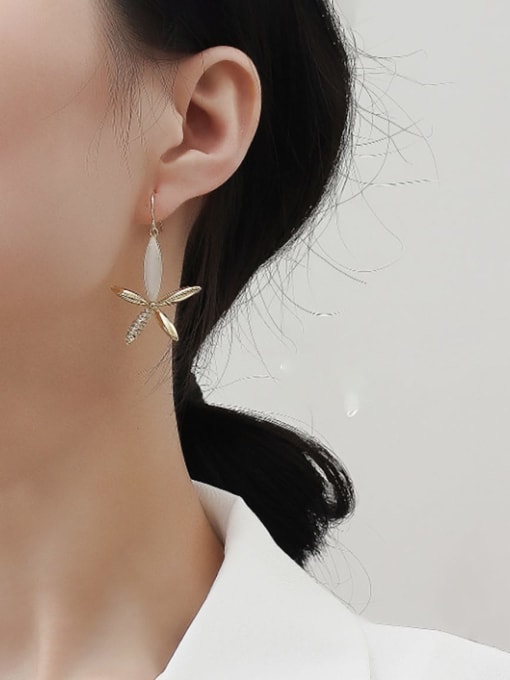 HYACINTH Copper Cubic Zirconia Star Dainty Stud Trend Korean Fashion Earring 1