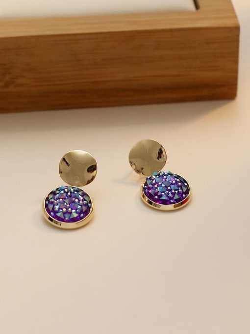 white Copper Imitation pearls Geometric Minimalist Stud Trend Korean Fashion Earring