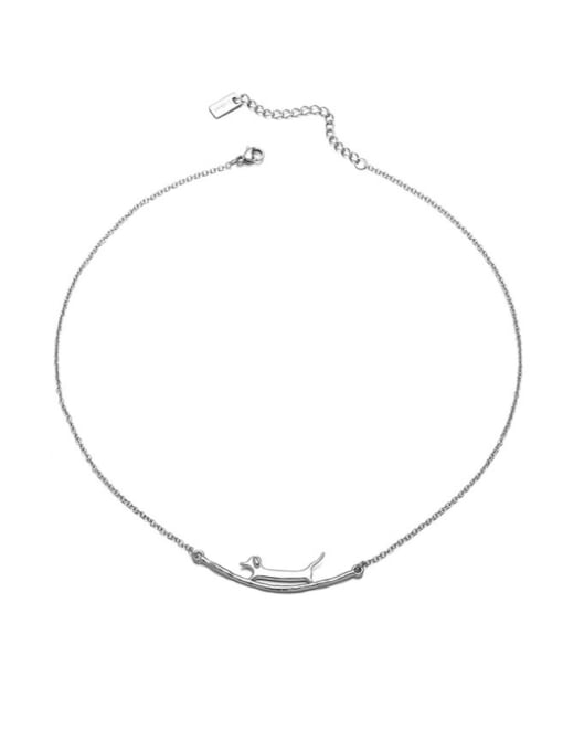 TINGS Titanium Steel Animal Minimalist Necklace