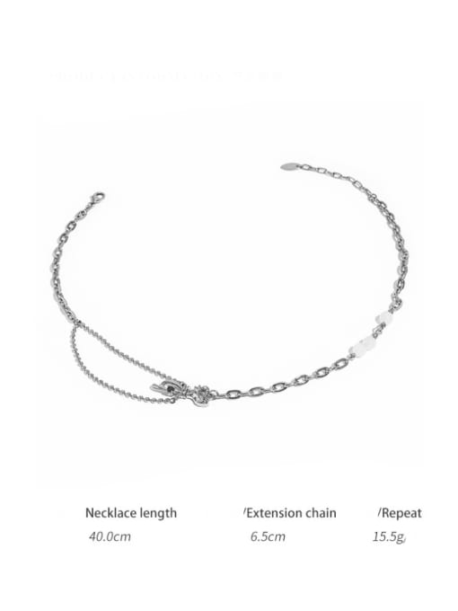 Splicing necklace strip Brass Cubic Zirconia Hip Hop Irregular Earring and Necklace Set