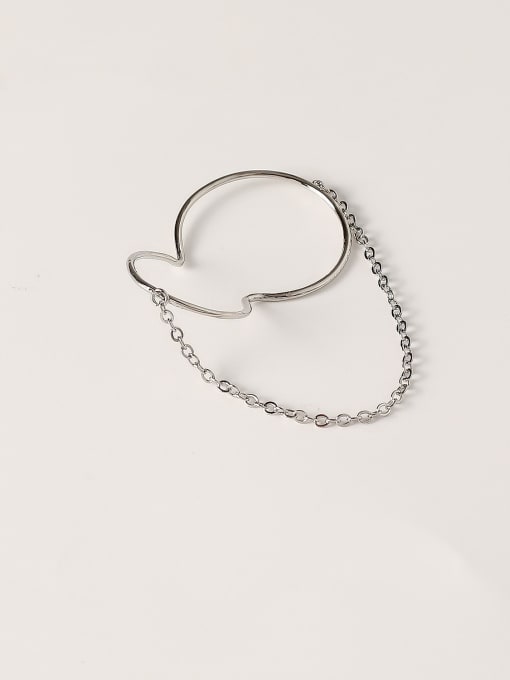 HYACINTH Brass Geometric Minimalist Clip Trend Korean Fashion Earring 4