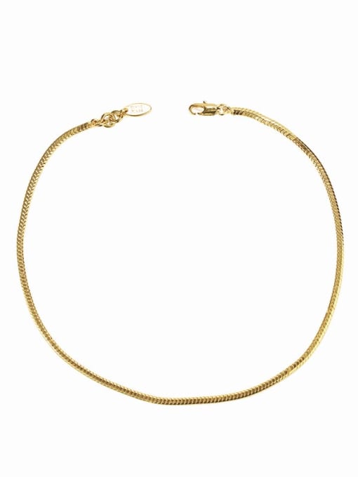 golden Brass simple Snake Vintage Chain
