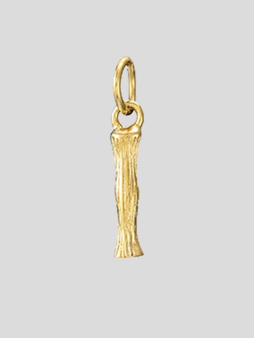 I 14K Gold Titanium Steel Letter Minimalist Necklace