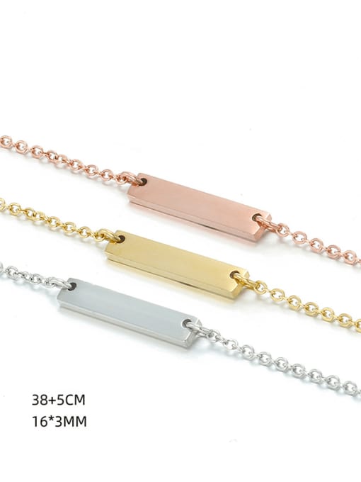 Desoto Stainless steel Tassel Minimalist Multi Strand Necklace 3