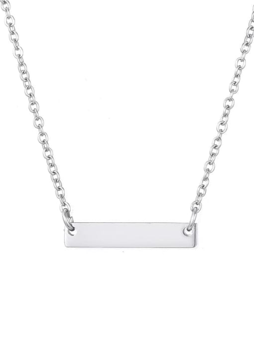 Desoto Stainless steel Geometric Minimalist Necklace 0