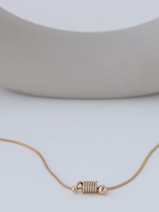 ACCA Brass Geometric Vintage Necklace 0