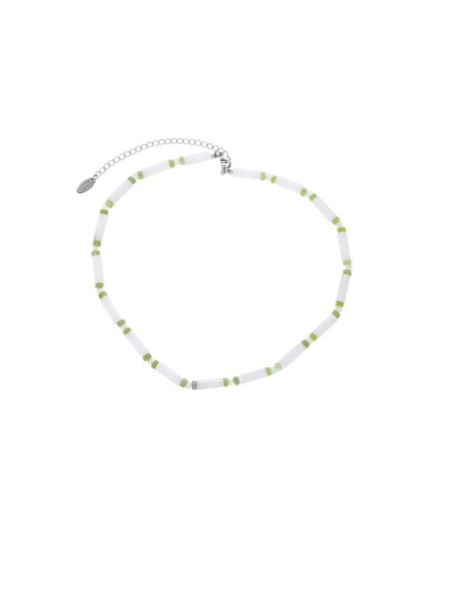 ACCA Brass Irregular Trend Beaded Necklace