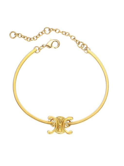 bracelet Brass Cubic Zirconia Geometric Trend Necklace