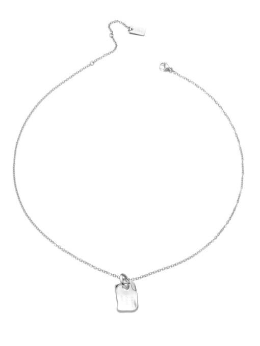 Single layer necklace Brass Letter Hip Hop Multi Strand Necklace