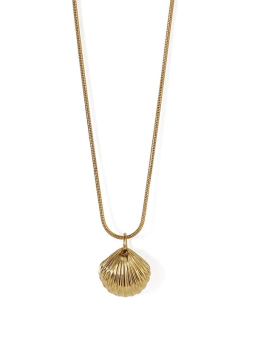 (pre sale) gold Brass Imitation Pearl Geometric Minimalist Necklace