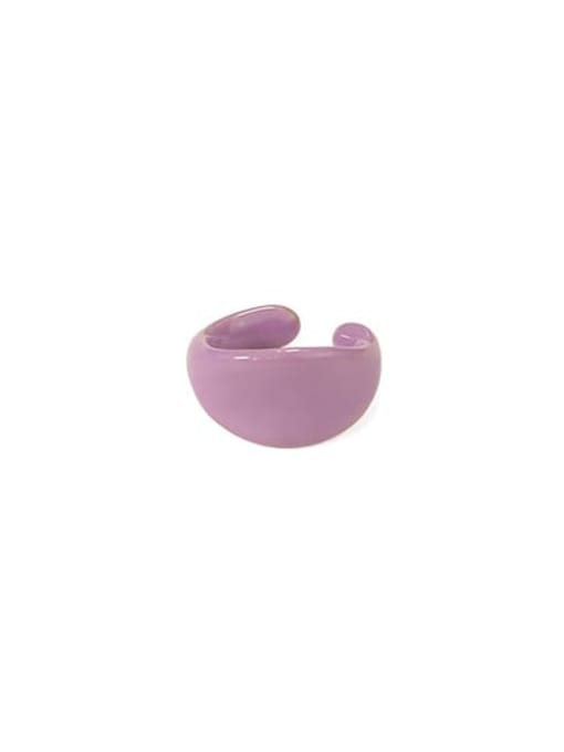 Purple (sold separately) Brass Enamel Geometric Minimalist Single Earring