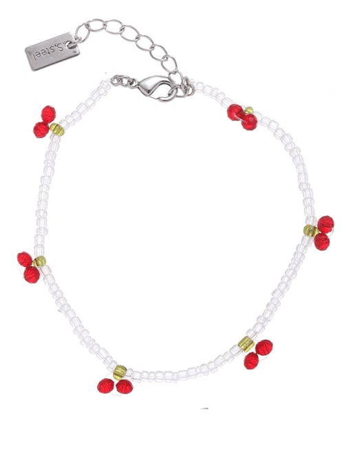Bracelets are sold by order Titanium Steel  Bohemia Bead Flower   Bracelet and Necklace Set