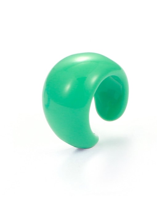 Mint green (sold separately) Zinc Alloy Enamel Geometric Minimalist Single Earring(only one)