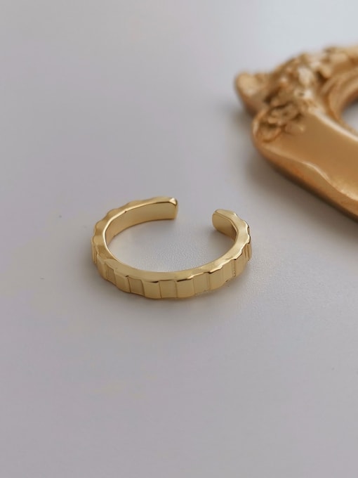 HYACINTH Copper Geometric Minimalist Band Fashion Ring 0