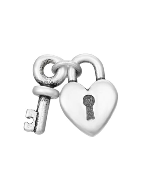 Desoto Stainless Steel Heart  Key DIY Accessories 0