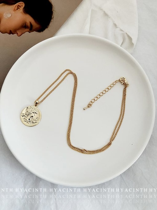 gold Copper Alloy Geometric Trend Trend Korean Fashion Necklace