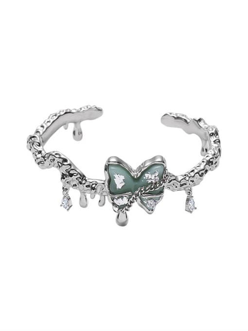 TINGS Brass Butterfly Vintage Cuff Bangle 2