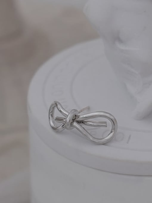 ACCA Brass Bowknot Minimalist Stud Earring 0