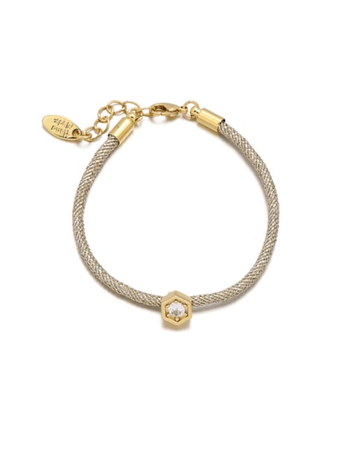Gold Bracelet Brass Irregular Trend Necklace