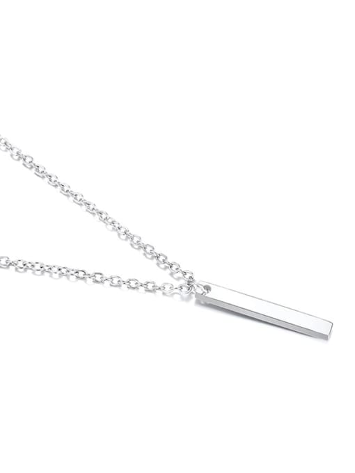 Desoto Stainless steel Geometric Minimalist Necklace 2