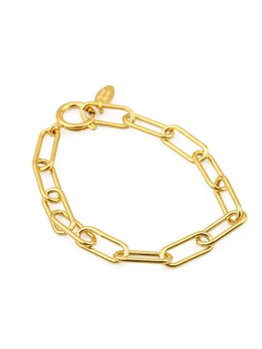 ACCA Brass Hollow Geometric chain Vintage Necklace 3