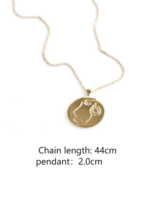 ACCA Titanium Steel Coin Vintage  Pendant Necklace 3
