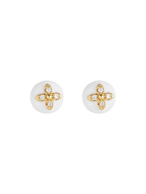 earring Dainty Geometric Brass Cubic Zirconia Earring Bracelet and Necklace Set