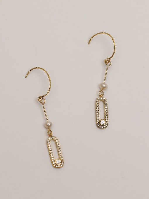 have more cash than can be accounted for Brass Cubic Zirconia Geometric Ethnic Hook Trend Korean Fashion Earring