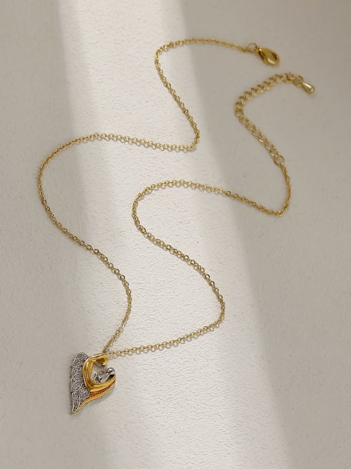 HYACINTH Brass Geometric Vintage Necklace 2