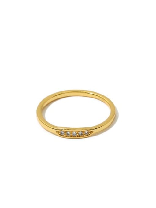 fine ring Brass Cubic Zirconia Tassel Vintage Band Ring