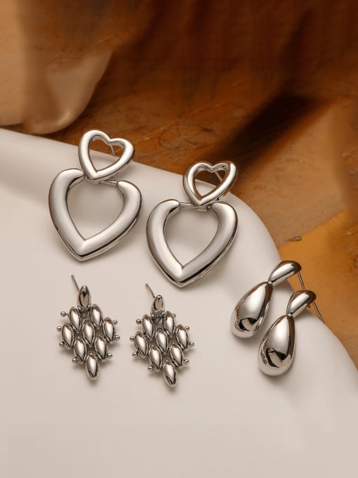 AOG Brass Irregular Hip Hop Drop Earring 0