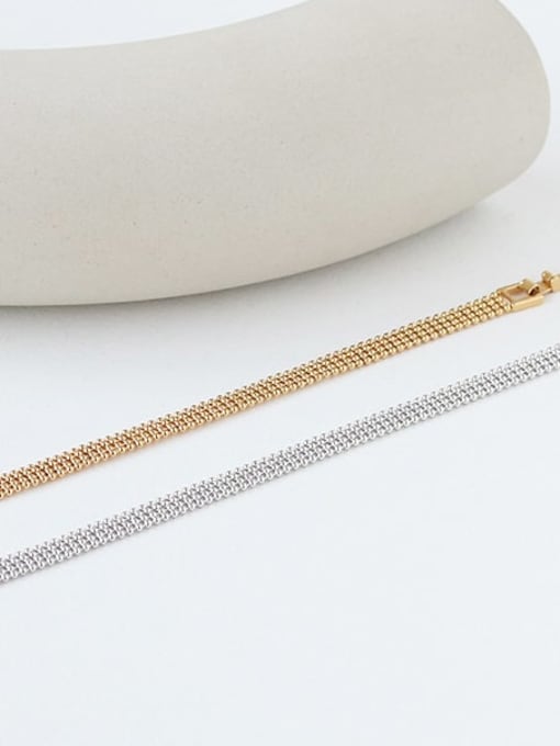 ACCA Brass Bead Geometric Minimalist Beaded Bracelet 3