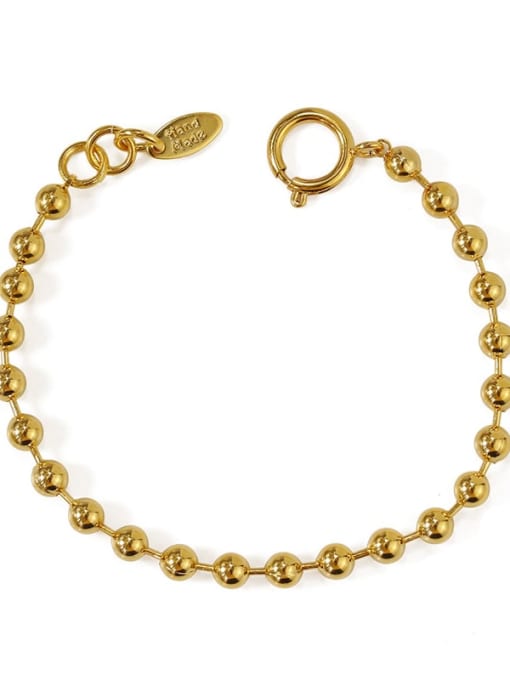 ACCA Brass Round bead Vintage Beaded Bracelet 3