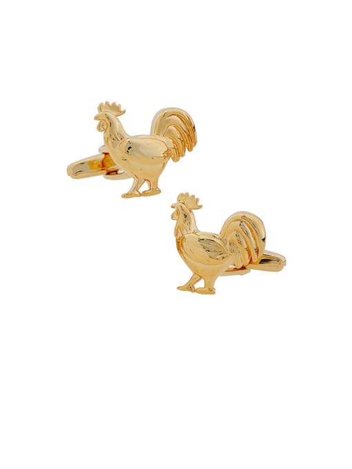 chicken Brass Animal Vintage Cuff Link