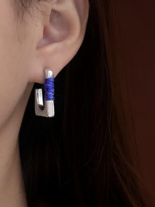 ACCA Brass Geometric Minimalist Stud Earring 2