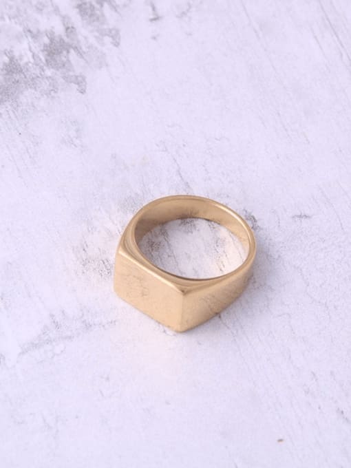Desoto Stainless steel Geometric Minimalist Band Ring 0