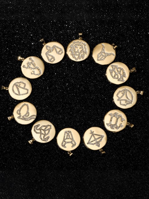 AOG Brass Rhinestone Constellation Minimalist Necklace 0