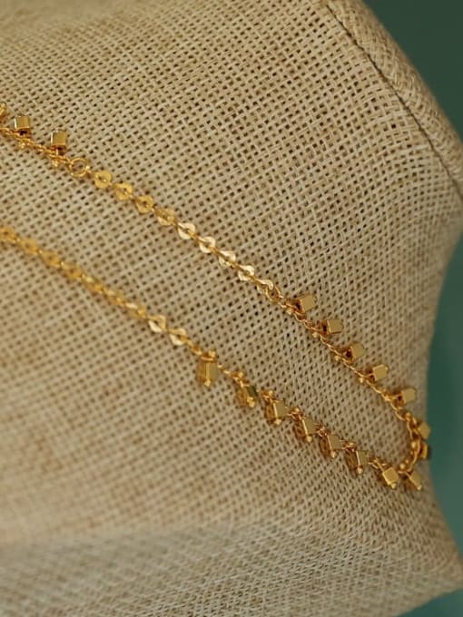 Five Color Brass Irregular Vintage Necklace 4