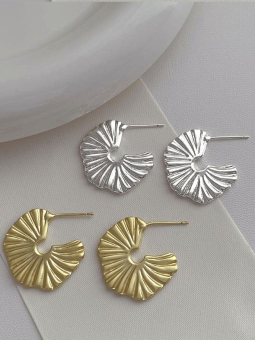 YOUH Brass Geometric Minimalist Stud Earring 0