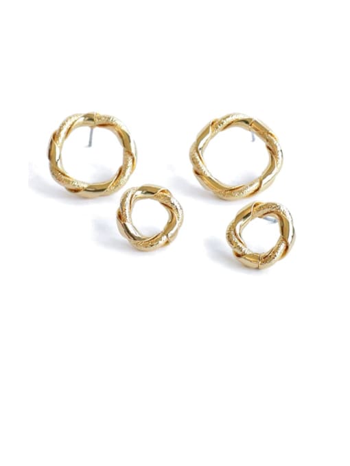 ACCA Brass Hollow Round Vintage Drop Earring 4