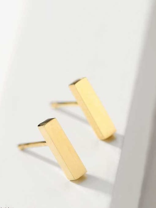 Desoto Stainless steel Geometric Minimalist Stud Earring 0