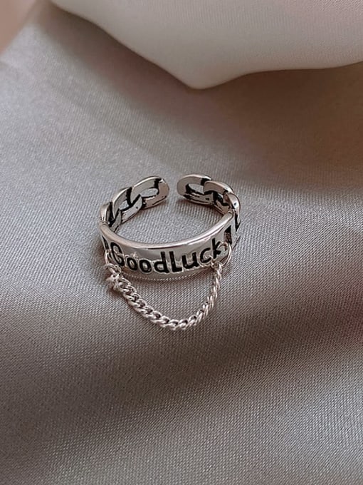 goodluck Alloy +Star With Rabbit Trend Band Ring/Free Size Ring
