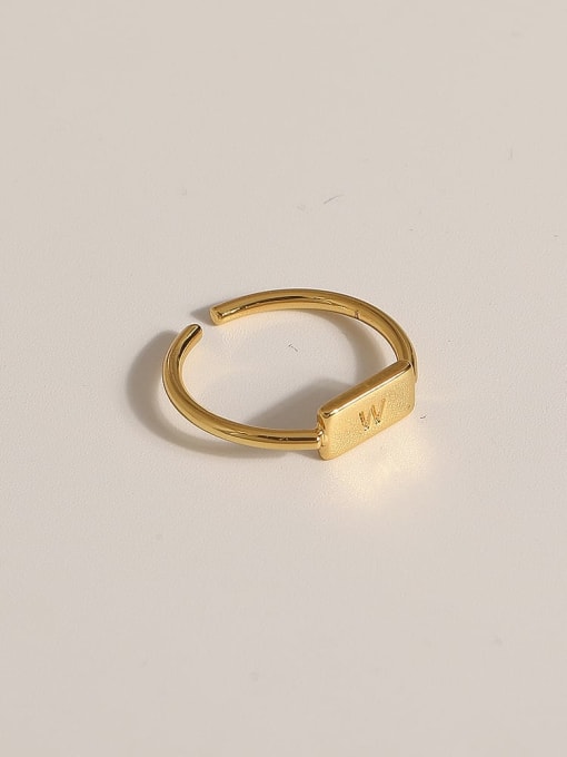 JZ111 Brass Geometric Vintage Band Fashion Ring