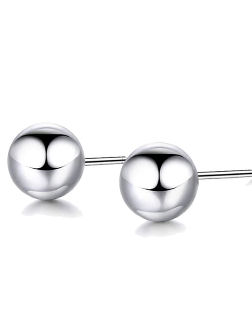 Desoto Stainless steel Round Minimalist Stud Earring 3