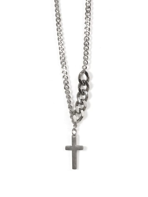 ACCA Titanium Steel Cross Minimalist Regligious Necklace 4