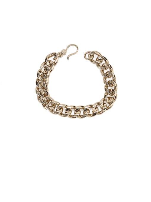 Bracelet Brass  Hollow Geometric chain Vintage Necklace