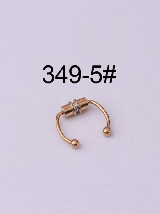 5 Stainless steel Geometric Hip Hop Nose Rings(Single Only One)